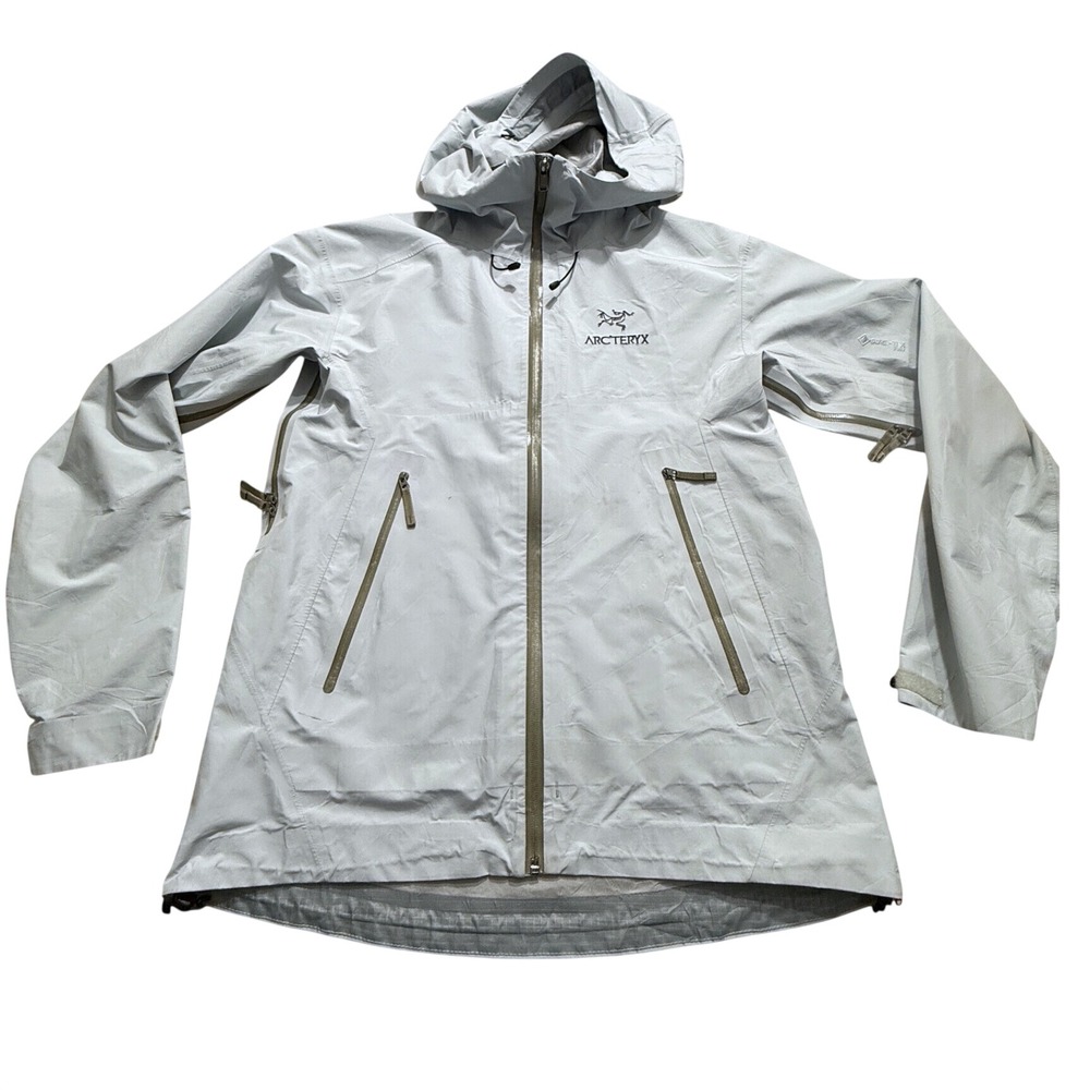 Arcteryx Sawyer Coat Mens Medium GORE-TEX PRO Hooded Jacket Grey 20932
